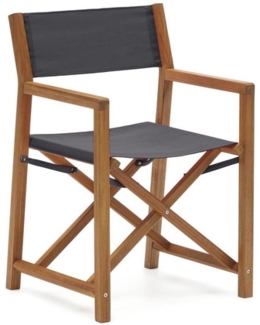 Nosh Thianna Outdoorklappstuhl in Schwarz aus massivem Akazienholz FSC 100%