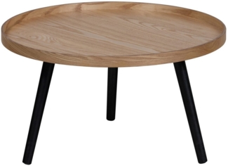 Beistelltisch Mesa aus Holz, Natur, L