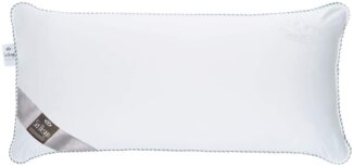 SEI Design Kopfkissen Kopfkissen Air Softfill Collection SWAN DE LUXE 40x80 Bezug 100%, Füllung: 100% Polyester Mikrofaser, Bezug: Baumwolle, Seitenschläfer, Rückenschläfer, Bauchschläfer, Schlafkissen, mit Innenkissen, Vegane Alternative zu Daunen