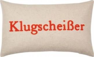 pad Kissenhülle Notes Klugscheißer Orange (30x50cm) 11590-O40-3050