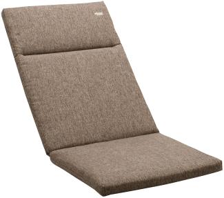 Hochlehnerauflage >5540 4951< in Marone, Polypropylen - 121x4x49cm (BxHxT)