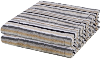Cawö Lifestyle 2 tlg. Frottier-Set - 2 X Duschtuch (70 X 140cm) - 512 g/m2 - Kiesel