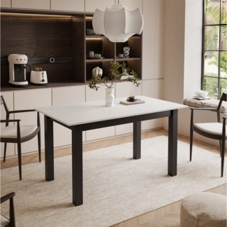 Lookway Klapptisch Ausklappbarer Tisch für 6-8 Personen Wohnzimmer ARTON 140 cm, Breite: 140-195