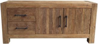 Lowboard Banda Teak Kommode Sideboard TV Fernseher Hifi Wohnzimmer Schrank