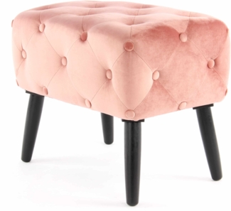 Hocker Piano 125 Rosa / Schwarz