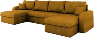 Ecksofa Kristofer U Cord (Farbe: Poso 01)