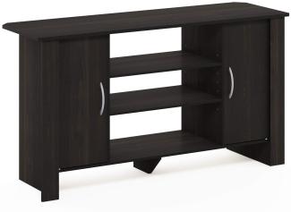 Furinno Econ TV Stand Unterhaltungszentrum, Espresso, 106. 9 (Breite) x 57. 9 (Höhe) x 34. 3 (Tiefe) cm