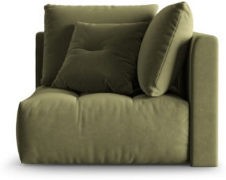 Micadoni Symmetrisches Eckmodul Bloom Samt Casino Hellgrün