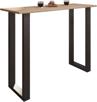 VCM Bartisch Xona 920134 Schwarz / Sonoma-Eiche H. 102 x B. 140 x T. 50 cm