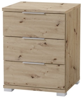 PREISBRECHER Nachtkommode Smilla, in Artisan Eiche, Melamin - 46 x 61 x 42 cm (BxHxT)