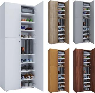 VCM Schuhschrank XXL Holz Großer Schuhschrank Schuhkommode Lona 9 (1-St)