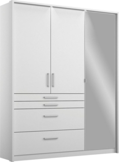 rauch Drehtürenschrank Kleiderschrank Schrank Garderobe Garderobenschrank Topseller HOMBURG inkl. Passepartout, oberer Schubkasten mit Einteilung MADE IN GERMANY