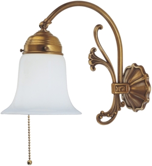 Wandleuchte A26-01op Berliner Messing