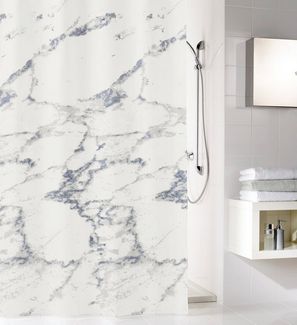 Kleine Wolke Duschvorhang Marble Breite 120 cm (1-tlg), mit Beschwerungsband