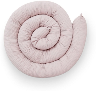 Ehrenkind Nestchenschlange Bettschlange aus 100% Bio-Baumwolle, Schutz und Geborgenheit, (Kuschelschlange, Bettumrandung Babybett), Bettschlange Baby