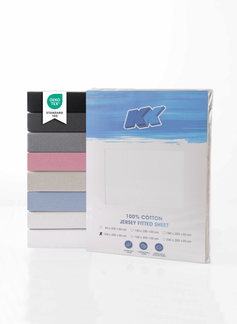 Jersey Spannbettlaken Baumwolle 100x200+30 cm, diverse Farben Weiß