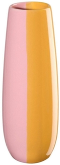 ASA SELECTION Tischvase EASE JOY, Rosa, Gelb, Steinzeug, H 25 cm (1 St), wasserdicht