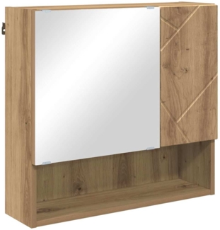 vidaXL Spiegelschrank Artisan-Eiche 59 x 17 x 55 cm Holzwerkstoff 883373