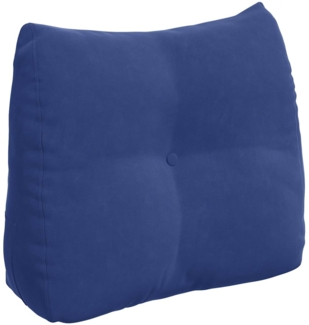 vidaXL Rückenkissen Polizeiblau 60 x 24 x 50 cm Samt 42014411