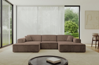 ALTDECOR Wohnlandschaft IREA-U1-v3, Sofa Praktische Bequeme Funktionsecke Couch U-Form Eckcouch, Corner Sofa U-Form Vielseitige Sofa Wohnlandschaft Wohnzimmer