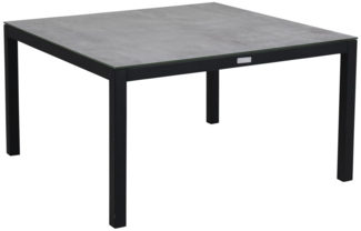 Gartencouchtisch Belfort 90x90 cm, Schwarz