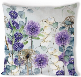 Ambiente® Dekokissen Lunaria, Dekokissen Kissenbezüge ohne Füllung Baumwolle 40x40 cm