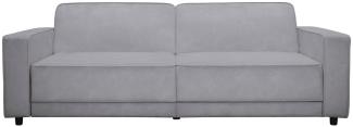 Dorel Home 3-Sitzer Allie Schlafsofa 225 cm, Bett-Funktion (108/190cm), trendiger Cord o. pflegeleichter Velours