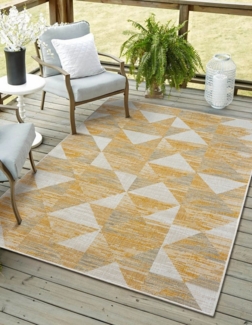 Myflair Möbel & Accessoires Teppich Hush Lagerräumung, rechteckig, Höhe: 6 mm, modernes Design, Outdoor geeignet, Balkon, Terrasse
