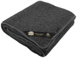 Wolldecke Merino Anthrazit Größe: 140 x 200