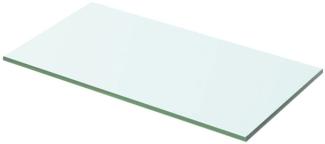 vidaXL Regalboden Glas Transparent 50x20 cm 243819