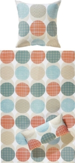 REDBEST Bettwäsche Bettwäsche, Seersucker, Kreise