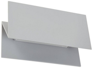 Lucande Außen-Wandleuchte Meja, LED Alu warmweiß IP54, LED 13 W gesamt, warmweiß