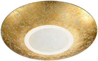 Design LED Deckenleuchte CHIROS mit Blattgold Ø 32cm