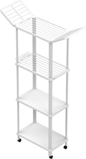 Bischof Badregal Bucato, Regal und Wäscheständer in Eins: stabil, mobil und agil