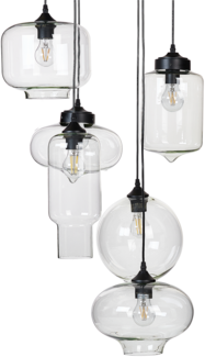 Hängeleuchte BEMBOKA Glas Transparent