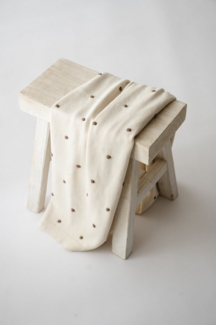 Kaiser 65210310 Knots Babydecke Strick 100% Bio Baumwolle (KBA), atmungsaktive Babydecke, Ganzjährig, Neugeborene, Kinderwagendecke, Babyschalendecke, Fb. Creme/Knots Light Brown