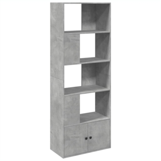 vidaXL Bücherregal Betongrau 70x36x189 cm Holzwerkstoff 3295320