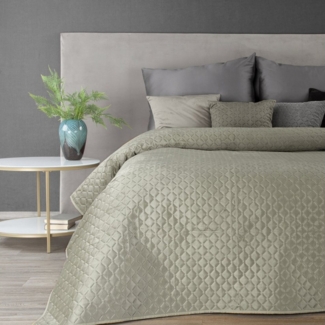 Tagesdecke Decke DIMON silber 70x160 cm silber