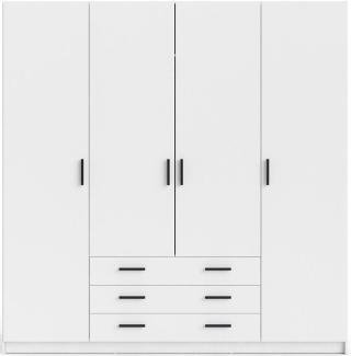 INOSIGN Kleiderschrank Sprint Drehtürenschrank, Aufbewahrung Kasten Schrank Stauraum Breite 98,5/147 oder 195,5 cm, je mit Einlegeböden und Kleiderstange