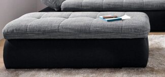 DOMO collection Polsterhocker Moric, inklusive Stauraum