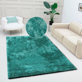 Bruno Banani Teppich Dana Teppich, besonders weich und kuschelig, Kundenliebling, rechteckig, Höhe: 30 mm, uni, Mikrofaser Teppiche, Wohnzimmer, Schlafzimmer, Esszimmer