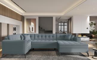 Wohnideebilder Montez Blau Ecksofas & Eckcouches CO-MON-RT-100SA