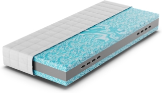 Betten-ABC TriFlex Hybrid - 3-Schicht- Kaltschaummatratze mit Schulterkomfortzone, Größe: 100x200, Härtegrad: Mittelfest