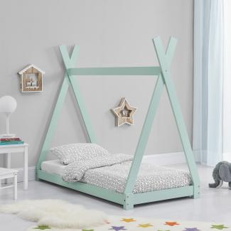 Kinderbett Onjeda 70x140 cm Mint [en. casa]