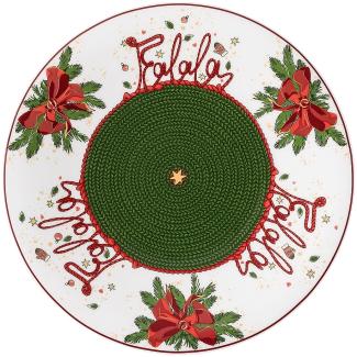 Hutschenreuther Nora Plätzchenteller, Teller, Bone China, Weihnachtszeit, 22 cm, 02048-726042-12781