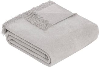 Ibena Uni Decke Braga silbergrau 150x200