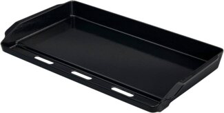 Enders® Plancha XL für Monroe PRO 4, für Colorado 4 + 6, Grillfläche von 1.700cm², integrierte Fettrinne und Ablauf, Hitzespeicherung #7884, Schwarz