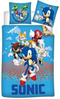 Sonic Kinderbettwäsche Sonic Always Running Kinderbettwäsche 100x135cm