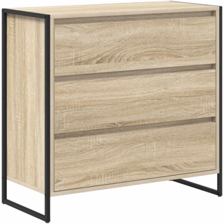 vidaXL Sideboard mit Schubladen Sonoma 79 x 36 x 75.5 cm Holzwerkstoff 886595