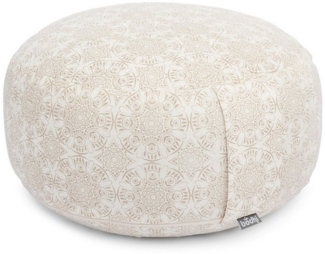 bodhi Meditationskissen Meditationskissen RONDO, 32 x 20 cm Madurai, ecru, Dinkel